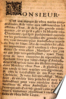 Page des lettres de Michel de Saint-Martin