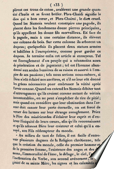 Page de la relation de Barthélémy Bruguière
