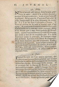 Page de juin 1685