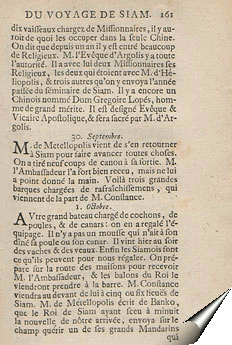 Page de novembre 1685