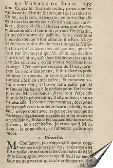 Page de décembre 1685