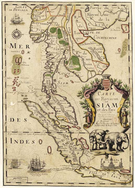 Carte du Siam et des pays circonvoisins