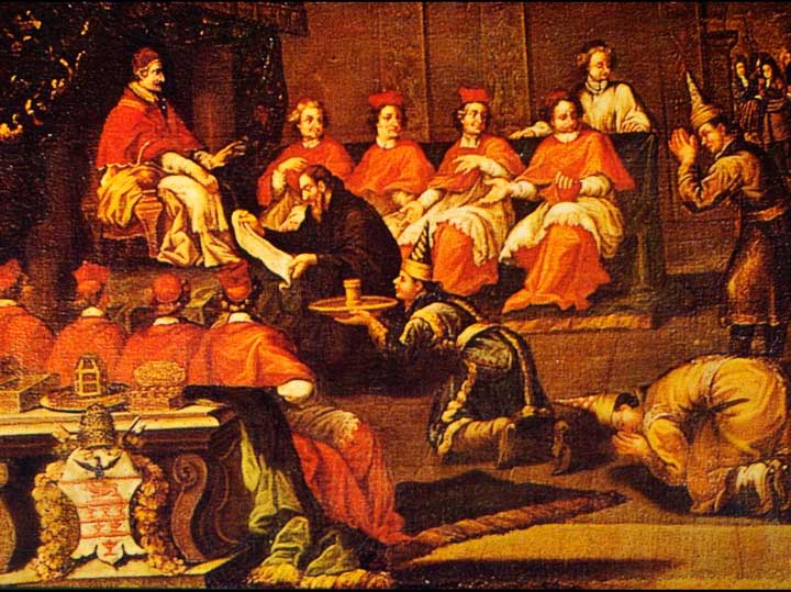 Le père Tachard et les ambassadeurs siamois reçus par le pape Innocent XI