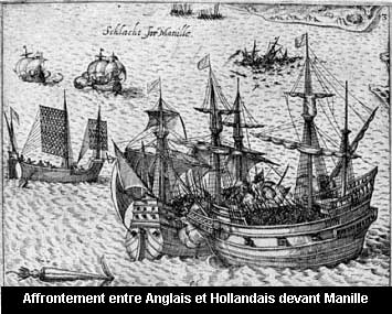 Affrontements entre Anglais et Hollandais devant Manille